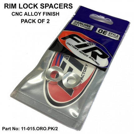Rim Lock Spacers Alloy Silver Aluminum
