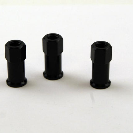 8mm Rim Lock Nuts PK/3 Black