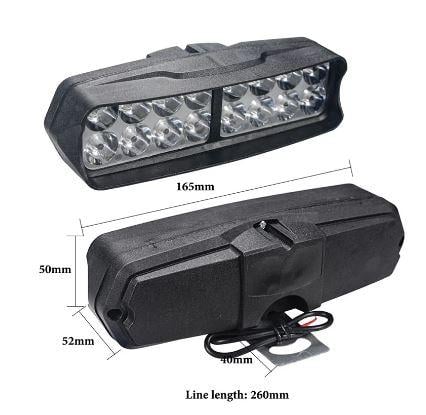 165mm Long LED Spot Light 16 LED Each