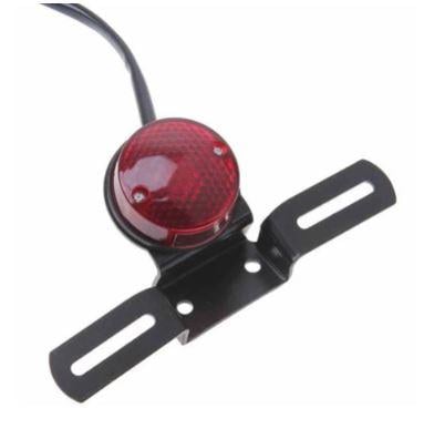 TAIL LIGHT RED LED Universal ROUND