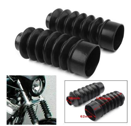 Fork Gaiters Harley-davidson Fxd Xl Sportster 883 1200 6-WAVE 185X39MM Black