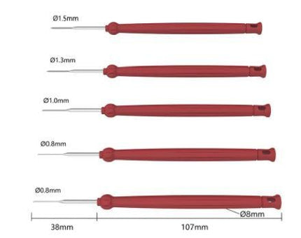 CONNECTOR PIN TOOL 5pcs., Terminal Removal Cable Wire Dismount tool