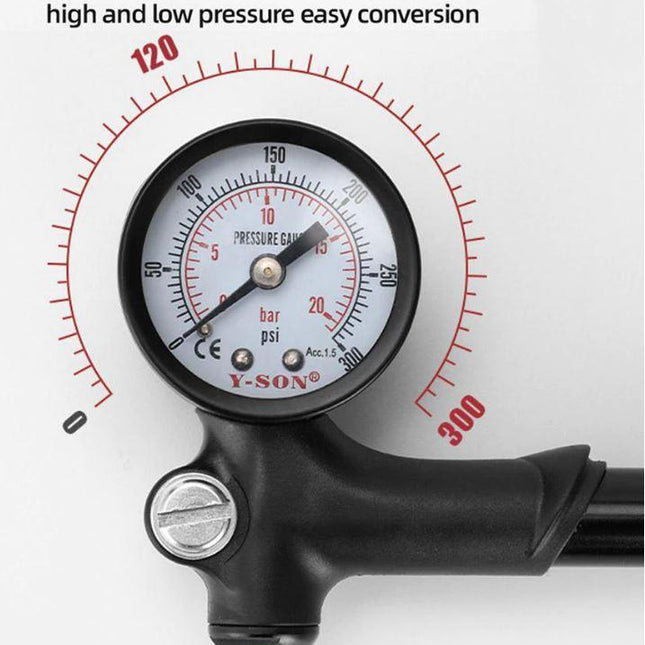 Suspension Shock Air Pump 0-300 Psi