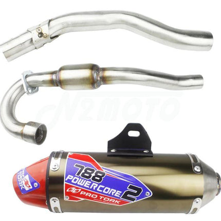Full Exhaust Muffler System Slip On 03-17 Honda CRF150F 041048 041332 18300-KPT-306 18320-KPT-A00