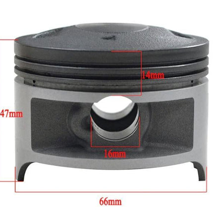 Piston Kit 66.00 Suzuki, DR200 42A 86-91 SP200 86-88 DF200 86