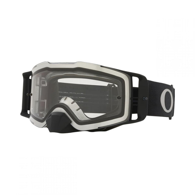 Oakley Front Line MX Tuff Blocks Gunmetal, Clear Lens Oa OO7087-60, Oa OO7087-60