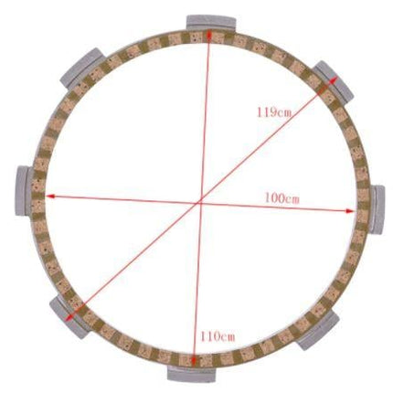 Clutch Friction Plates 6PCS 75-19 Honda Kawasaki Cbr Cg Cb Cbf CRF CR Sl Trx Clr Cm Ca Xl Xlr Xr Ctx Kmx