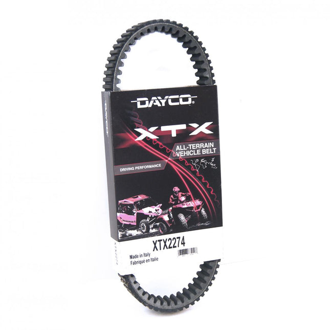 Drive Belt Dayco XTX2274 Bombardier, Quest, John Deere Buck Trail Buck