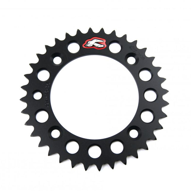 Rear Sprocket Renthal 491, Ktm/husky 50 14-25. 36T Black, 491--415-36P-BK