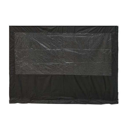 Gazebo Side Wall Window Panel Plain Black 3x3m Velcro Attachment