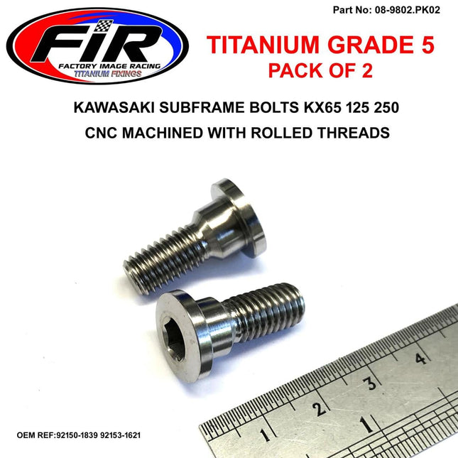 GR5 Sub Frame Bolts KX 65 125, 92150-1839 92153-1621 Pack Of 2