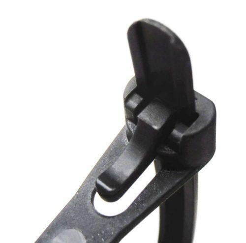 Reusable Nylon Cable Zip Ties Black, 370mm x 7.6mm - Pack Of 100