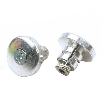 Bar Ends 18mm Silver