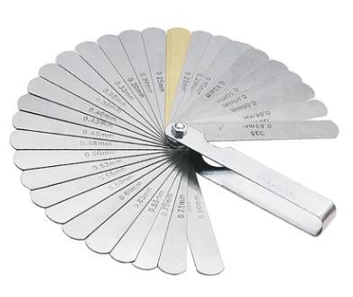Feeler Gauge 32 Blade Metric And Imperial 0.04–0.88mm