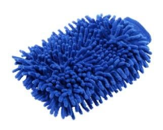 Cleaning 2-IN-1 Microfibre Wash Mit, Long-pile Chenille & Sponge / Rag / Cloth