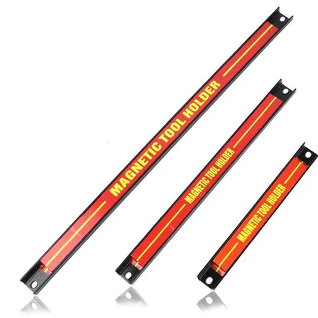3-PIECE Magnetic Tool Holder Bar Set 200mm 300mm 460mm Wall Mounted Steel Rack