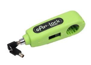 Handlebar Grip Lever Lock – Green – Anti Theft Safety Device