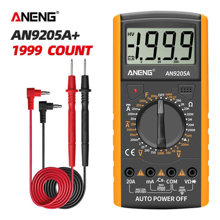 Digital Multimeter 3 1/2 LCD Display, Voltmeter Ammeter Resistance Tester