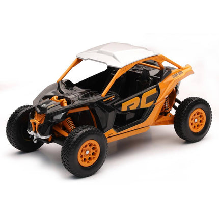 Model Die Cast Can-am Maverick Turbo, Orange And Black, Scale 1:18, Newray 58283