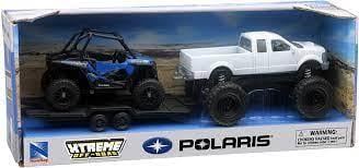 Model Die Cast Offroad Pick Up, With Polaris Rzr XP1000 Eps, Scale 1:32, Newray 50066