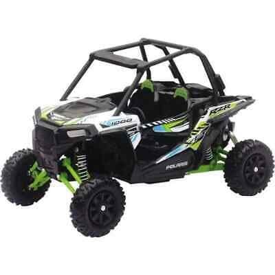Model Die Cast Polaris Rzr XP1000, Black, White & Green, Scale 1:18, Newray 57593C