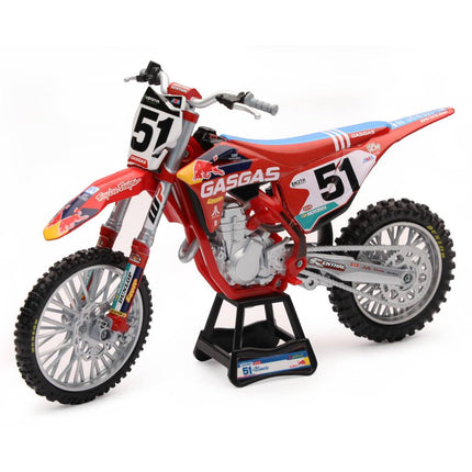 Model Die Cast Red Bull Gasgas Team, MC450F, Justin Barcia #51, Scale 1:12, Newray 58303