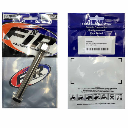 GR5 Bolt M14x116mm Kawasaki, 92153-0407 & 92015-1401 Each, Titanium Factroy Image Racing