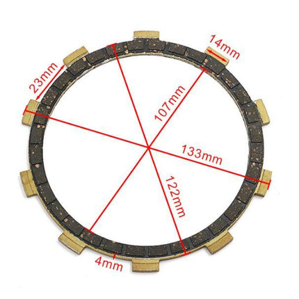 Clutch Friction Plate SET-5, Yamaha As At Dt Rd Ya