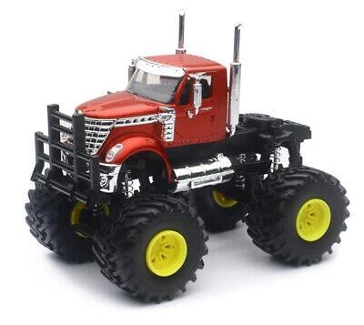 Model Die Cast International Lonestar, Truck, Red And Black, Scale 1:43, Newray 54576
