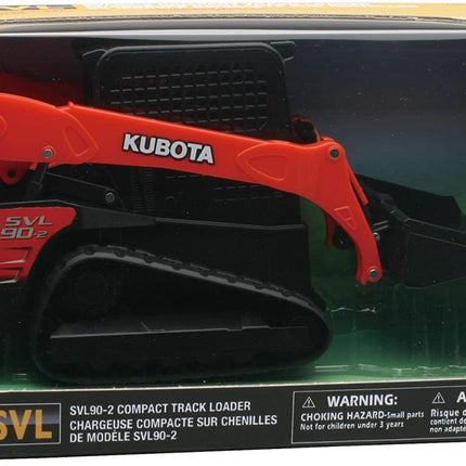 Model Kubota Compact Track Loader, SVL90, Orange And Black, Scale 1:18, Newray SS-33173