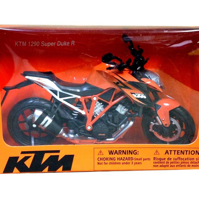 Model Die Cast KTM 1290, Super Duke R, Scale 1:12, Newray 57653