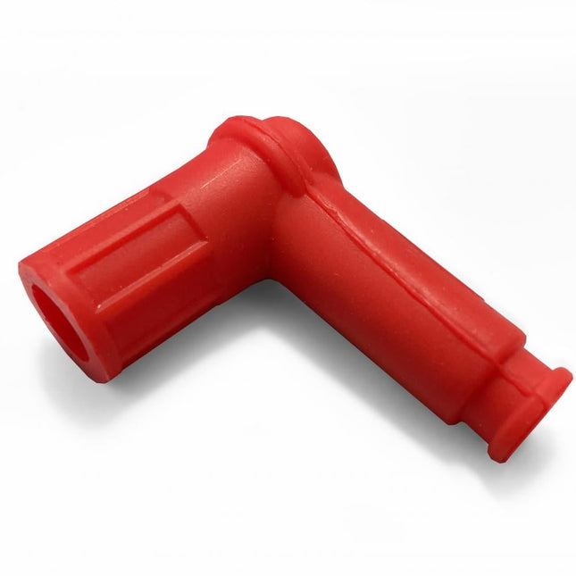 Red 90* Universal Spark Plug Cap Rubber
