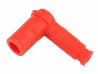 Red 90* Universal Spark Plug Cap Rubber