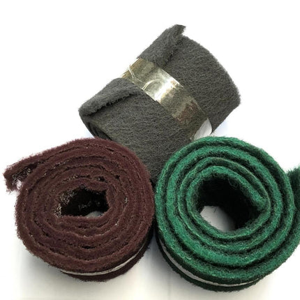 Scotch Brite Bright Cleaning Alloy, 115mm X 3MTR Coarse Medium Fine, Gasket Cleaning / Bore Liners