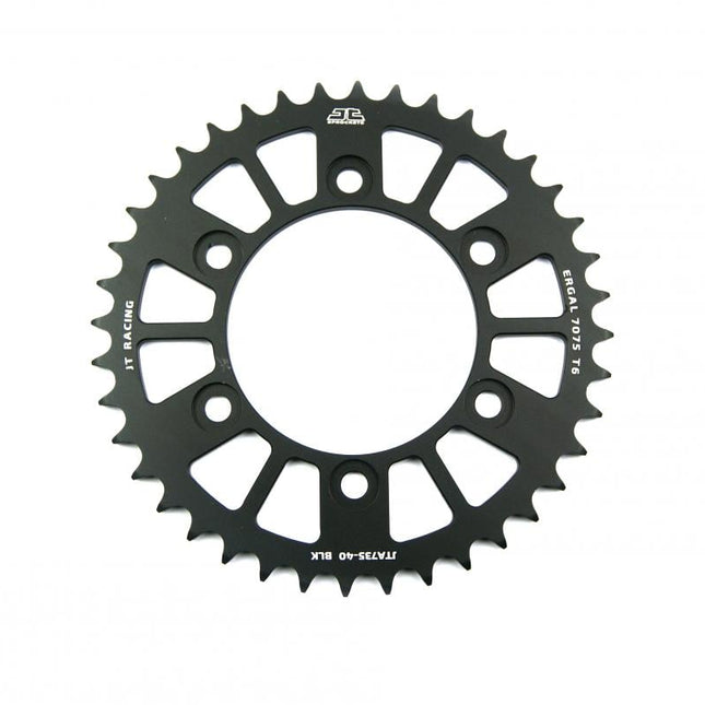 Rear Sprocket Alloy Black 735, JTA735.40BLK