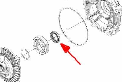 OIL SEAL AXLE REAR DIFFERENTIAL, 30x47x7 TC Can Am Outlander Renegade Commander, 705501996 705501196 70550751