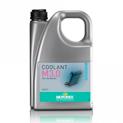 4L M3.0 Coolant Oat Ready To Use, Motorex 7300449 Red