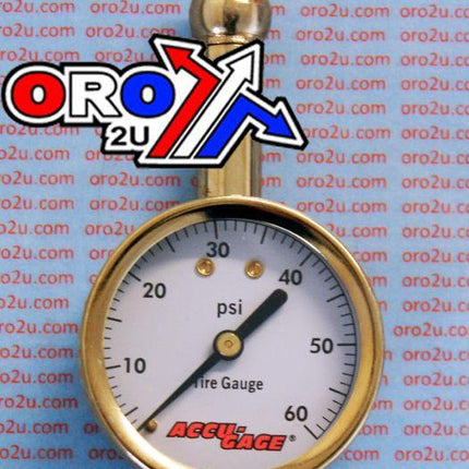 Tyre Pressure Gauge 60 Psi, Accu-gage 60XGA, 60XGA