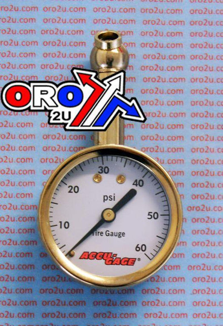 Tyre Pressure Gauge 60 Psi, Accu-gage 60XGA, 60XGA