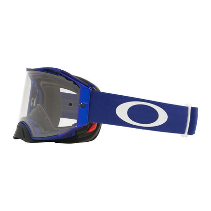 Oakley Airbrake MX Moto Blue, Clear Lens Oa OO7046-D8, (oa OO7046-A7)