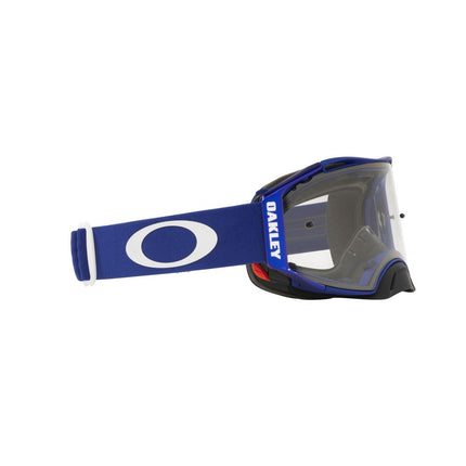 Oakley Airbrake MX Moto Blue, Clear Lens Oa OO7046-D8, (oa OO7046-A7)