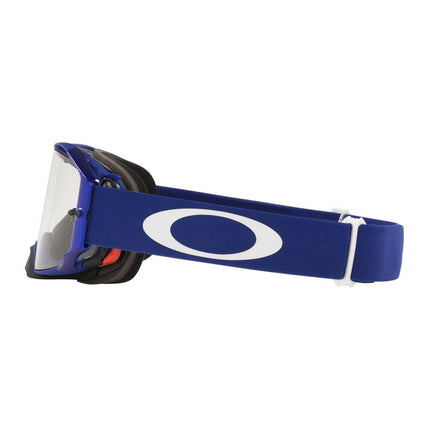 Oakley Airbrake MX Moto Blue, Clear Lens Oa OO7046-D8, (oa OO7046-A7)
