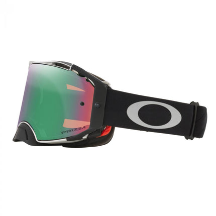 Oakley Airbrake MX Tuff Blocks Black/gunmetal, Prizm MX Jade Lens Oa OO7046-C1, Oa OO7046-C1