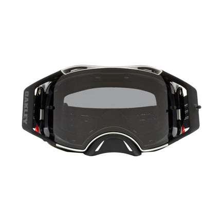Oakley Airbrake MX Tuff Blocks Black/gunmetal, Dark Grey Lens Oa OO7046-C3, Oa OO7046-C3