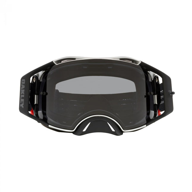 Oakley Airbrake MX Tuff Blocks Black/gunmetal, Dark Grey Lens Oa OO7046-C3, Oa OO7046-C3