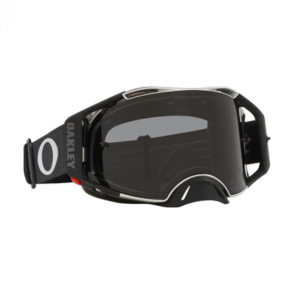 Oakley Airbrake MX Tuff Blocks Black/gunmetal, Dark Grey Lens Oa OO7046-C3, Oa OO7046-C3