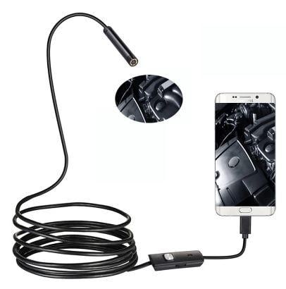 Type-c Android Endoscope HD Camera 5.8mm IP67 Waterproof 6 LED Adjustable Borescope