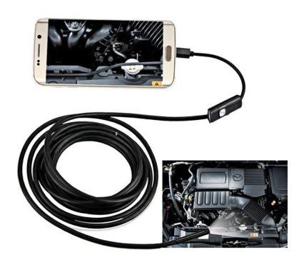 Type-c Android Endoscope HD Camera 5.8mm IP67 Waterproof 6 LED Adjustable Borescope