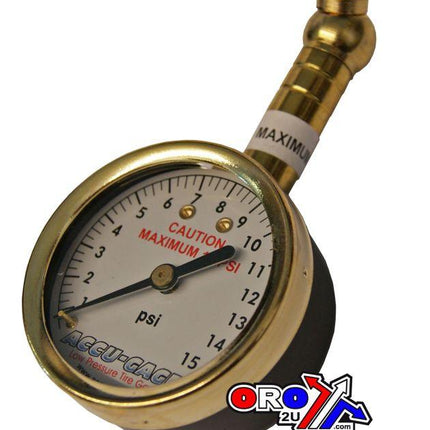 Tyre Pressure Gauge 15 Psi, Accu-gage 15XGA