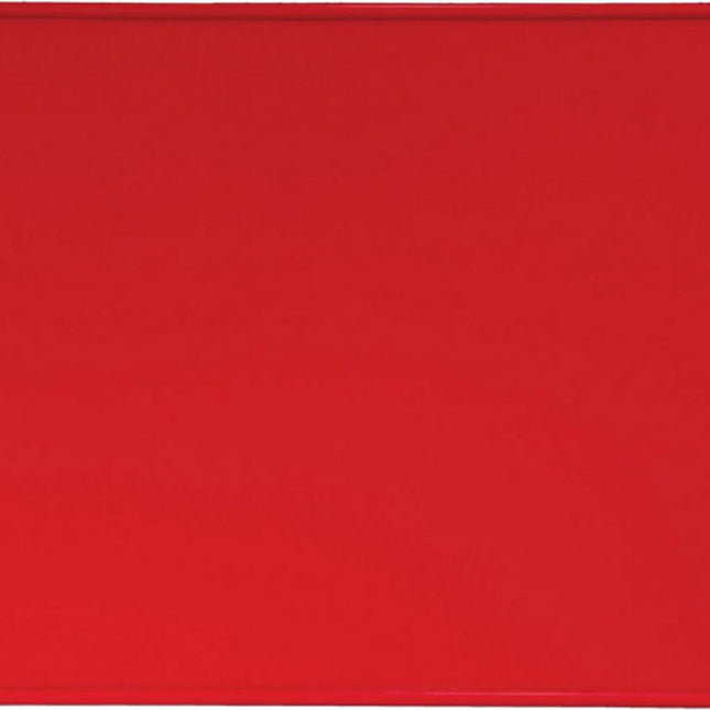 Maier ATV Rear Number Plate 7 X 10, Maier 509912 Red, Universal
